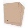 Elba Oxford 100204955 skirtukas, smėlio spalvos, kartonas, 12 vnt.