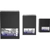 Oxford Sketchbook SKETCHBOOK dviguba spiralė A4 50k 100g juoda 400152648 OXFORD