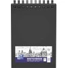 Oxford Sketchbook SKETCHBOOK dviguba spiralė trumpoje pusėje A5 40k 225g juoda 400152645 OXFORD