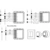 OXT OXT mini dimerio modulis 2 grandinėms ZigBee TUYA