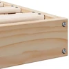 Lova Grindų lovos rėmas Natūrali 100 x 220 cm Kietos pušies mediena