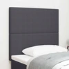 LED galvūgalis Tamsiai pilka 100 cm Kordūrinis audinys