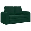 Sofa lova Tamsiai žalia 148 x 71 x 83 cm Aksomas