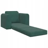 Sofa lova Tamsiai žalia 98 x 71 x 83 cm Aksomas