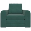 Sofa lova Tamsiai žalia 98 x 71 x 83 cm Aksomas