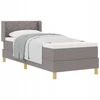 Kiemas lova su pagalve Tortora 200 x 80 cm audinys