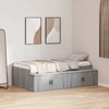 Lovos rėmas Pilkas Sonoma 80 x 200 cm Apdirbta mediena