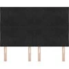 LED galvūgalis Juodas 144 cm Aksomas