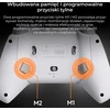 Pad Ajazz GP100 2.4G/BT/USB (jungiklis/PC/iOS/Android) RGB baltas