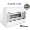 Elektro Plast 1.33 Padidinti paviršiuje montuojami moduliniai skirstomieji įrenginiai 1x12 IP40 SRn-12 Max (N+PE) 1.33