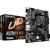 GIGABYTE A520M H ARGB pagrindinė plokštė AMD A520 AM4 lizdas „micro ATX“
