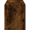 Sieninė vonios kambario spintelė, dūminio ąžuolo, 60x25x30cm