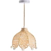 Pakabinamas šviestuvas Beliani Pakabinama lempa MANYAME Rattan natūrali