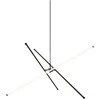 Pakabinamas šviestuvas Domoletti Pakabinamas LED šviestuvas „Tanger“, 90 cm, juodas