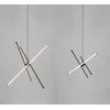 Pakabinamas šviestuvas Domoletti Pakabinamas LED šviestuvas „Tanger“, 90 cm, juodas