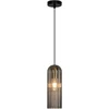 Lubinis šviestuvas Domoletti PENDANT LIGHT CATALO E27 Juodas/AMBER