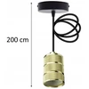 Pakabinamas šviestuvas Ecolight Pakabinamas lubinis šviestuvas 2 m E27 auksinis