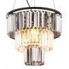 Globe Pakabinamas šviestuvas GLOBO NAXIS, 3xE27,40W,230V,metalinis,kristalai,juodos sp,ø40x120cm