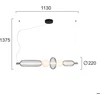 Viokef 28W LED pakabinamas šviestuvas MARGOT, juodos/aukso sp., 3000K, 4311600