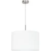 Pakabinamas šviestuvas Lampa wisząca EGLO Pasteri su abażurem 1x60W E27 fi38 balta (31571)