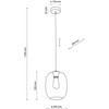 Pakabinamas šviestuvas Lampa wisząca TK Lighting Lampa wisząca ELIO GRAPHITE 5971 TK Lighting