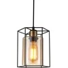 Italux Pakabinamas šviestuvas Kalula PND-78901-1-BK+AMB