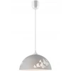 Pakabinamas šviestuvas Lampa wisząca Lamkur Mariposa zwis 1x60W E27 pilka/balta (31293)
