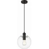 Pakabinamas šviestuvas Lampa wisząca Light Prestige Lampa wisząca juoda do salonu Light Prestige Puerto LP-004/1P S BK