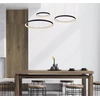 „Lucide Modern Vidal“ LED 120 W juodos spalvos pakabinamas šviestuvas svetainei