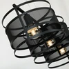 „Luminex Luminex Rim 3903“ pakabinamas šviestuvas 1x60W E27 juodas/auksinis
