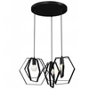 Pakabinamas šviestuvas Luminex Hexagon 1437 pakabinama lempa, kabanti, 3x60W E27, juoda