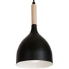 Pakabinamas šviestuvas Luminex Noak Wood 1877 Juodas 5 taškų kabantis šviestuvas