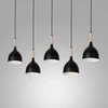 Pakabinamas šviestuvas Luminex Noak Wood 1877 Juodas 5 taškų kabantis šviestuvas