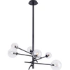 Pakabinamas šviestuvas MAXlight Pakabinama lempa juoda moderni Maxlight LOLLIPOP rutuliai P0395