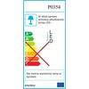 MAXlight pakabinamas šviestuvas LAMPA pakabinama ORGANIC* P0354 Maxlight metalinis korpusas sija ZWIS LED juosta 16W 3000K pailga juoda