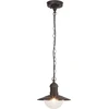 Pakabinamas šviestuvas Pakabinamas lauko šviestuvas Oslo IP44 Rabalux 60W E27 D24cm juodas