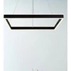 Pakabinamas šviestuvas Rabalux Kabanti lempa Juoda kabanti lempa Quadro LED žiedas 60W 4000K kabantis virš stalo