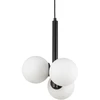 Pakabinamas šviestuvas Lampa wisząca Sigma Wisząca lampa su kulami Perla 33486 balls metalo sp. szklana juoda balta