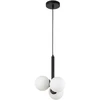 Pakabinamas šviestuvas Lampa wisząca Sigma Wisząca lampa su kulami Perla 33486 balls metalo sp. szklana juoda balta