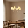 Pakabinamas šviestuvas Lampa wisząca Spotline-SLV Żyrandol Yamethin metal sidabrinė (712042 Bel)