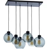 Pakabinamas šviestuvas TK Lighting CUBUS 2833 grafito spalvos lubinis šviestuvas virš stalo