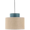 Pakabinamas šviestuvas Lampa wisząca TK Lighting Zwisająca lampa Duo 3256 tuba su naturalnej juty žalia
