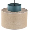 Pakabinamas šviestuvas Lampa wisząca TK Lighting Zwisająca lampa Duo 3256 tuba su naturalnej juty žalia