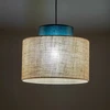 Pakabinamas šviestuvas Lampa wisząca TK Lighting Zwisająca lampa Duo 3256 tuba su naturalnej juty žalia