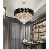 Pakabinamas šviestuvas Lampa wisząca Zumaline Elem Toledo 6260/4 TR BL lampa wisząca zwis 4x40W E14 auksinė/transparentna/juoda
