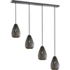 Pakabinamas šviestuvas Onyx 150 x 90 cm E27 plienas 42W antracitas/auksas