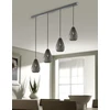 Pakabinamas šviestuvas Onyx 150 x 90 cm E27 plienas 42W antracitas/auksas