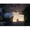 Pakabinamas šviestuvas Paulmann „Plug & Shine CUBE“ sodo šviestuvas 300x300 6,5 W 3000 K 575 lm IP67 24 V baltas