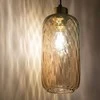 TK Lighting Pescara 4575 pakabinamas šviestuvas 1x15W E27 gintaro/juodos spalvos