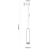 Pakabinamas šviestuvas Tkkrywult Lampa wisząca JET Juodas 4899 TK Lighting